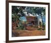 Hut by the Sea-Boscoe Holder-Framed Premium Giclee Print