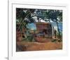 Hut by the Sea-Boscoe Holder-Framed Premium Giclee Print