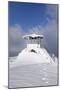 hut for viewing on the summit of the Kandel, Black Forest, Baden-Wurttemberg, Germany-Markus Lange-Mounted Photographic Print