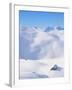 Hut in mountains, winter, Lenzerheide, Graubunden Canton, Switzerland-null-Framed Photographic Print