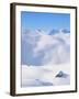 Hut in mountains, winter, Lenzerheide, Graubunden Canton, Switzerland-null-Framed Photographic Print