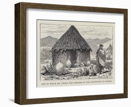 Hut in Which Mr Portal Was Confined by the Abyssinians at Asmara-null-Framed Giclee Print