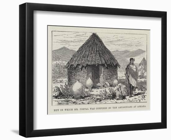 Hut in Which Mr Portal Was Confined by the Abyssinians at Asmara-null-Framed Giclee Print