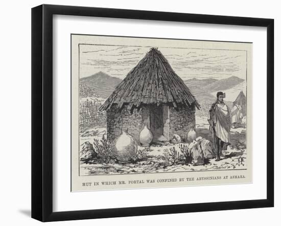 Hut in Which Mr Portal Was Confined by the Abyssinians at Asmara-null-Framed Giclee Print