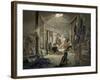 Hut of a Mandan Chief, Travels in the Interior of North America, c.1844-Karl Bodmer-Framed Giclee Print