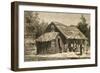 Hut of David Livingstone (1813-1873) in Ujiji-null-Framed Giclee Print