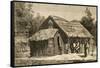 Hut of David Livingstone (1813-1873) in Ujiji-null-Framed Stretched Canvas