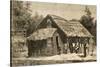 Hut of David Livingstone (1813-1873) in Ujiji-null-Stretched Canvas