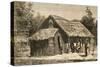 Hut of David Livingstone (1813-1873) in Ujiji-null-Stretched Canvas