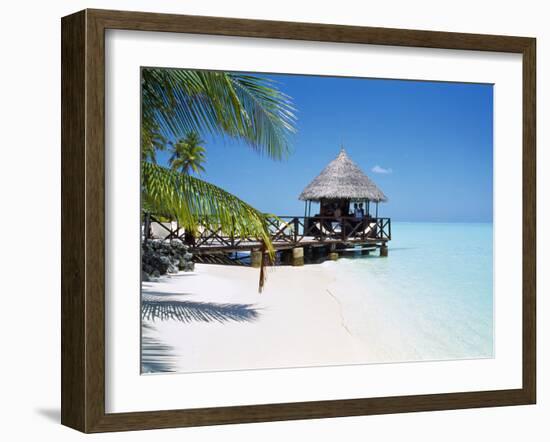 Hut on the Beach-null-Framed Photographic Print