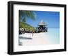 Hut on the Beach-null-Framed Photographic Print