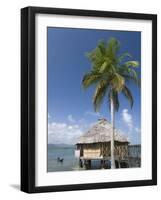 Hut Over Water, Yandup Island, San Blas Islands (Kuna Yala Islands), Panama, Central America-Richard Maschmeyer-Framed Photographic Print