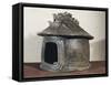 Hut-Shaped Cinerary Urn, Bronze, 9th Century BC-null-Framed Stretched Canvas