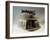 Hut-Shaped Urn, from Vulci, Italy-null-Framed Giclee Print