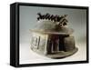 Hut-Shaped Urn, from Vulci, Italy-null-Framed Stretched Canvas