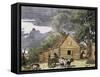 Hut. XIX Century.-Tarker-Framed Stretched Canvas