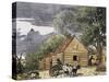 Hut. XIX Century.-Tarker-Stretched Canvas