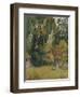 Huts Under the Trees-Paul Gauguin-Framed Giclee Print