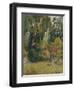 Huts Under the Trees-Paul Gauguin-Framed Giclee Print