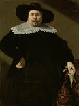 Portrait of Geertruyd Reael, Wife of Philips Denijs-Huygh Pietersz Voskuyl-Art Print