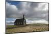 Hvalneskirkja Stone Church in Hvalnes, Reykjanes Peninsula, Iceland, Polar Regions-Michael-Mounted Photographic Print