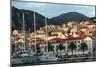 Hvar Harbor, Dalmatian Coast, Croatia-George Oze-Mounted Photographic Print