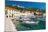 Hvar Harbour and Fortica (Spanish Fortress)-Matthew Williams-Ellis-Mounted Photographic Print