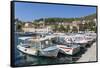 Hvar Harbour, Hvar Island, Dalmatia, Croatia, Europe-Frank Fell-Framed Stretched Canvas