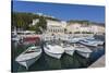 Hvar Harbour, Hvar Island, Dalmatia, Croatia, Europe-Frank Fell-Stretched Canvas