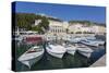 Hvar Harbour, Hvar Island, Dalmatia, Croatia, Europe-Frank Fell-Stretched Canvas