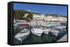 Hvar Harbour, Hvar Island, Dalmatia, Croatia, Europe-Frank Fell-Framed Stretched Canvas