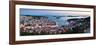 Hvar Town and the Pakleni Islands (Paklinski Islands) at Night-Matthew Williams-Ellis-Framed Photographic Print