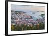 Hvar Town at Sunset Taken from the Spanish Fort (Fortica)-Matthew Williams-Ellis-Framed Photographic Print