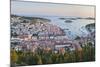 Hvar Town at Sunset Taken from the Spanish Fort (Fortica)-Matthew Williams-Ellis-Mounted Photographic Print