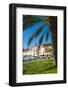 Hvar Town Centre, Church Bell Tower, Hvar Island, Dalmatian Coast, Croatia, Europe-Matthew Williams-Ellis-Framed Photographic Print