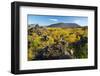 Hverfell Crater rising out of the Dimmuborgir Lava Field, Myvatn Region, Iceland, Polar Regions-Miles Ertman-Framed Photographic Print