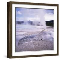 Hverquellir Geothermal Area, Interior Highlands, Iceland, Polar Regions-Geoff Renner-Framed Photographic Print