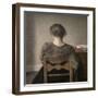 Hvile also called Repos, 1905-Vilhelm Hammershoi-Framed Giclee Print