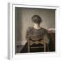 Hvile also called Repos, 1905-Vilhelm Hammershoi-Framed Giclee Print