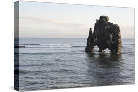 Hvitserkur, Hunafjšrdur, Hunafloi Bay, Vatnsnes Peninsula, North Iceland-Julia Wellner-Stretched Canvas