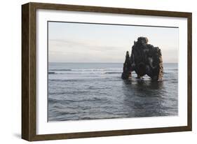 Hvitserkur, Hunafjšrdur, Hunafloi Bay, Vatnsnes Peninsula, North Iceland-Julia Wellner-Framed Photographic Print