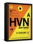 HVN New Haven Luggage Tag I-NaxArt-Framed Stretched Canvas