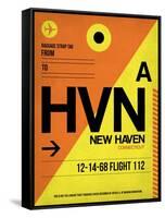 HVN New Haven Luggage Tag I-NaxArt-Framed Stretched Canvas