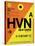 HVN New Haven Luggage Tag I-NaxArt-Stretched Canvas