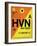 HVN New Haven Luggage Tag I-NaxArt-Framed Art Print