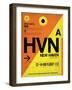 HVN New Haven Luggage Tag I-NaxArt-Framed Art Print