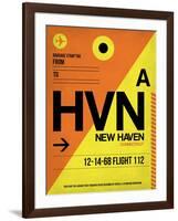 HVN New Haven Luggage Tag I-NaxArt-Framed Art Print