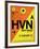 HVN New Haven Luggage Tag I-NaxArt-Framed Art Print