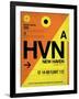 HVN New Haven Luggage Tag I-NaxArt-Framed Art Print