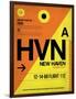 HVN New Haven Luggage Tag I-NaxArt-Framed Art Print